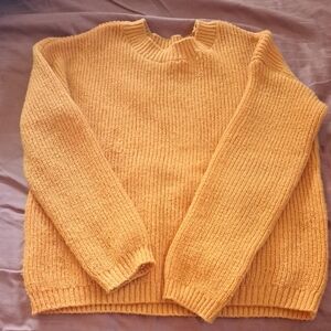 No Boundaries Yellow Crew Neck Sweater